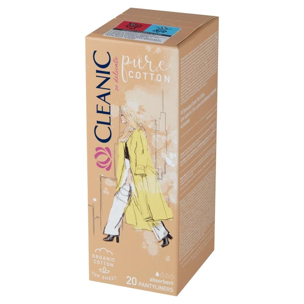 Cleanic Pure Cotton Wkładki higieniczne 20 szuk