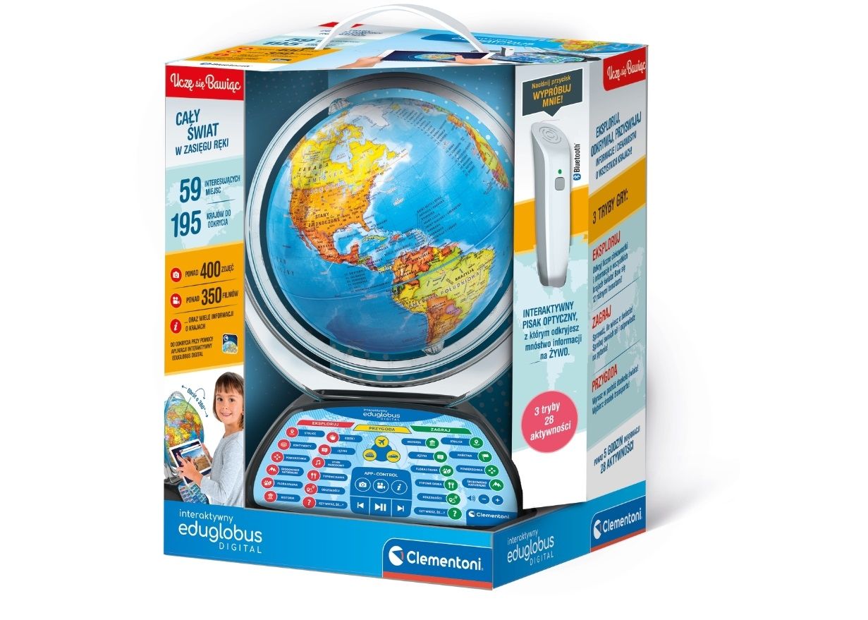 Clementoni Interaktywny EduGlobus Digital 50669