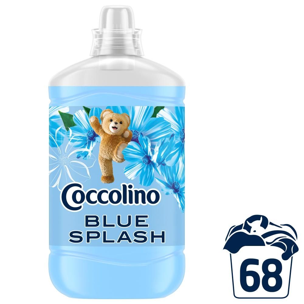 Coccolino Blue Splash Płyn do płukania tkanin koncentrat 1700 ml (68 prań)