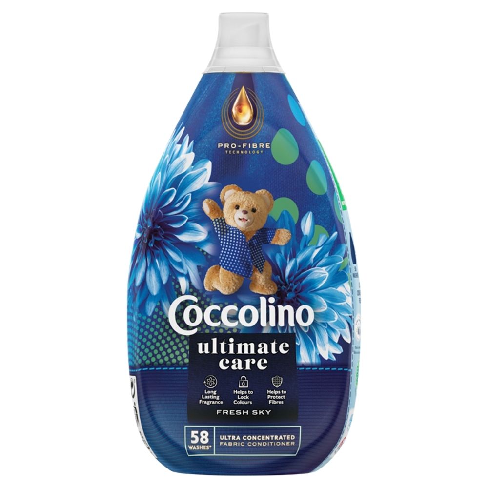 Фото - Пральний порошок Coccolino Ultimate Care Fresh Sky Płyn do płukania tkanin 870 ml 