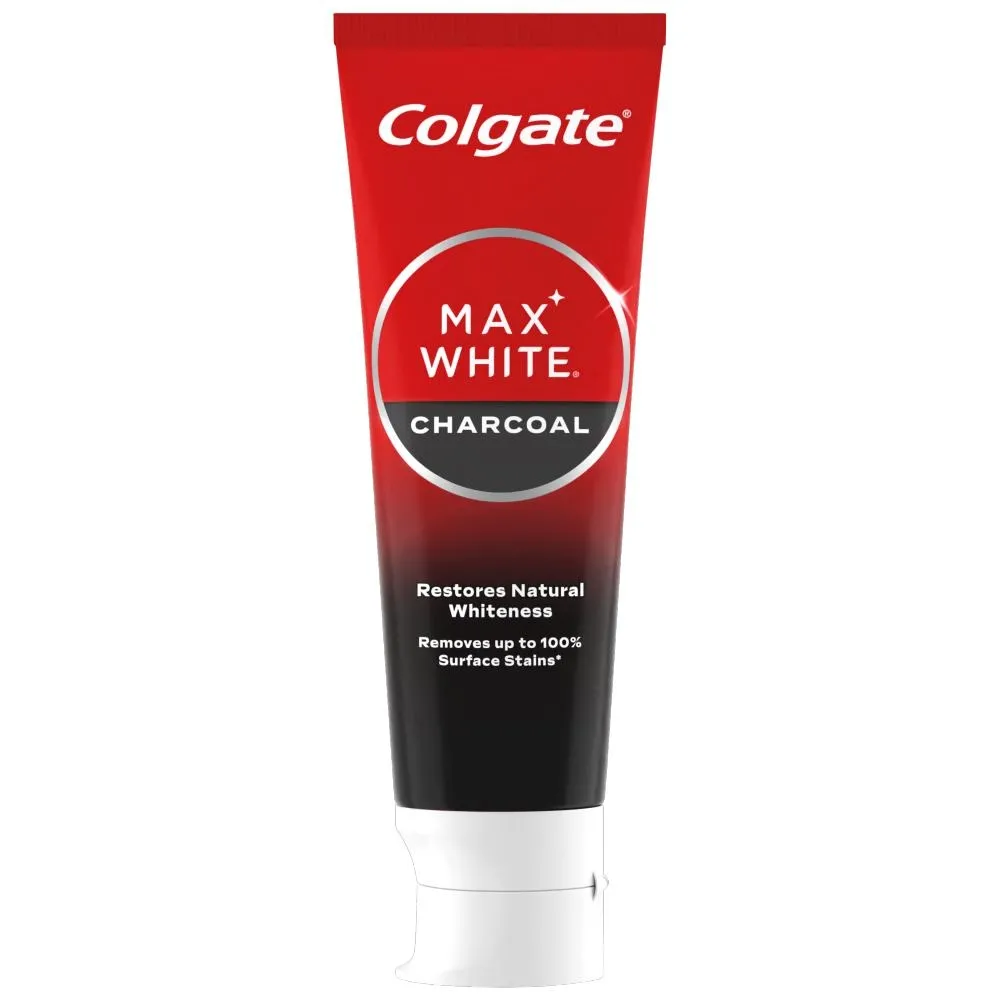 Colgate Max White Charcoal Wybielająca pasta do zębów z aktywnym węglem 75ml