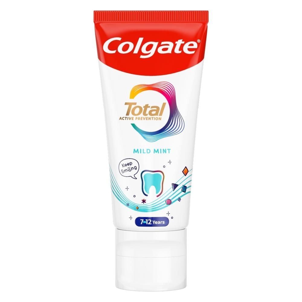 Colgate Total Active Prevention Junior 7 - 12 lat pasta do zębów dla dzieci 50 ml