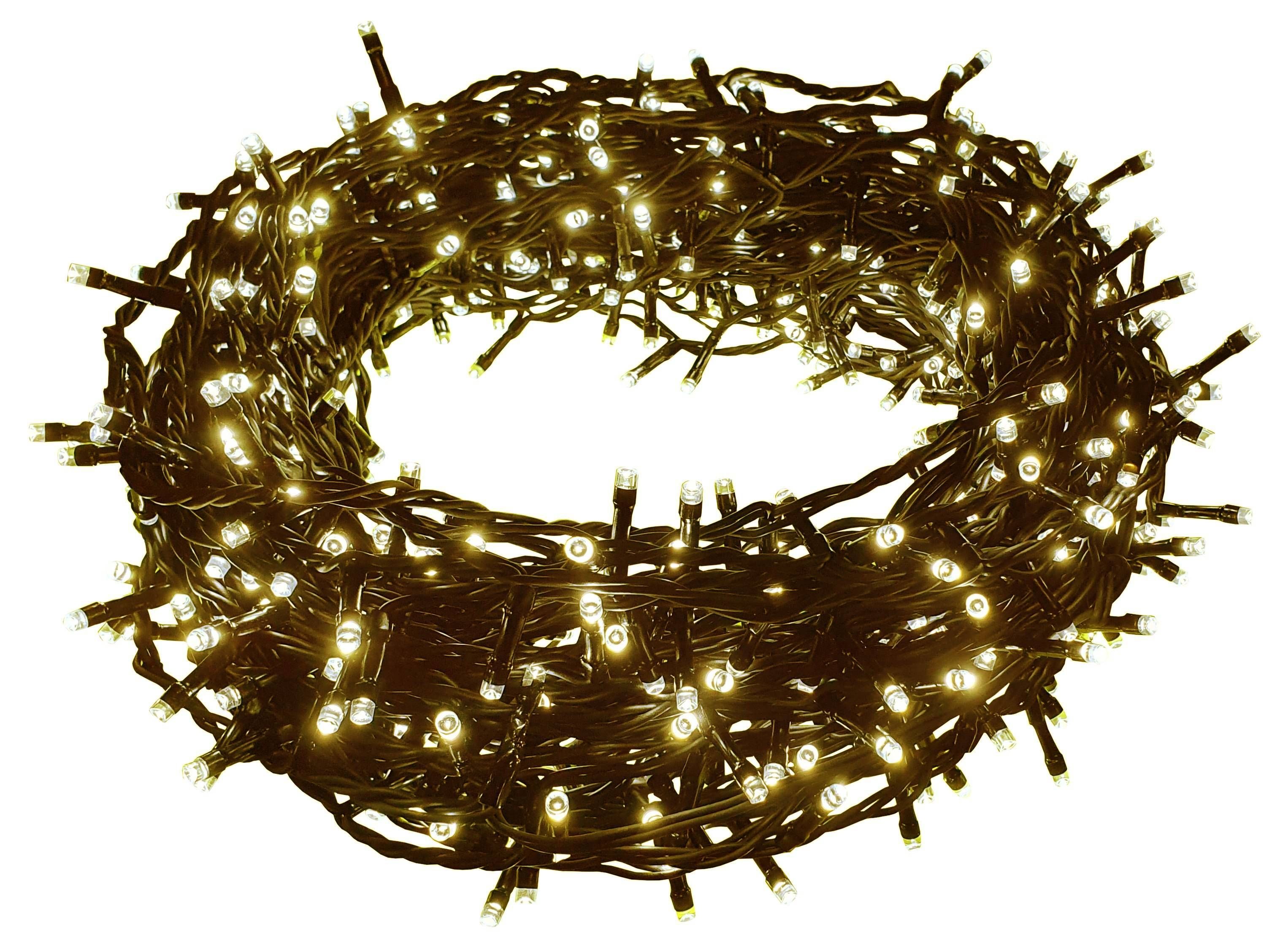 Cortina Poland Lampki 600 LED ciepły biały
