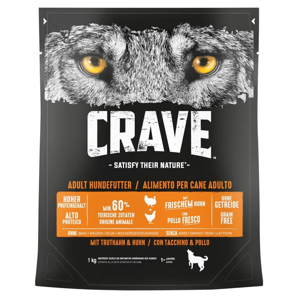 Crave Karma dla dorosłych psów z kurczakiem i indykiem 1 kg