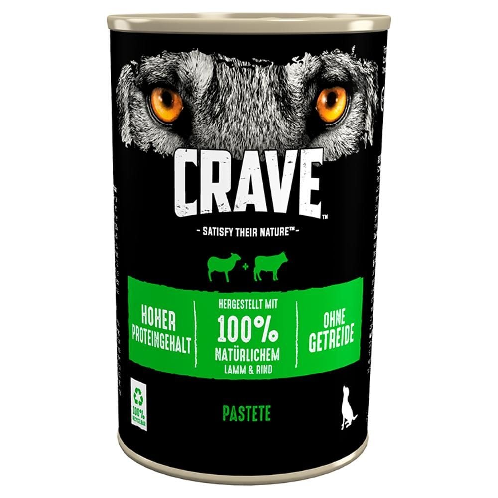 Crave Karma mokra dla dorosłych psów pasztet z jagnięciną i wołowiną 400 g