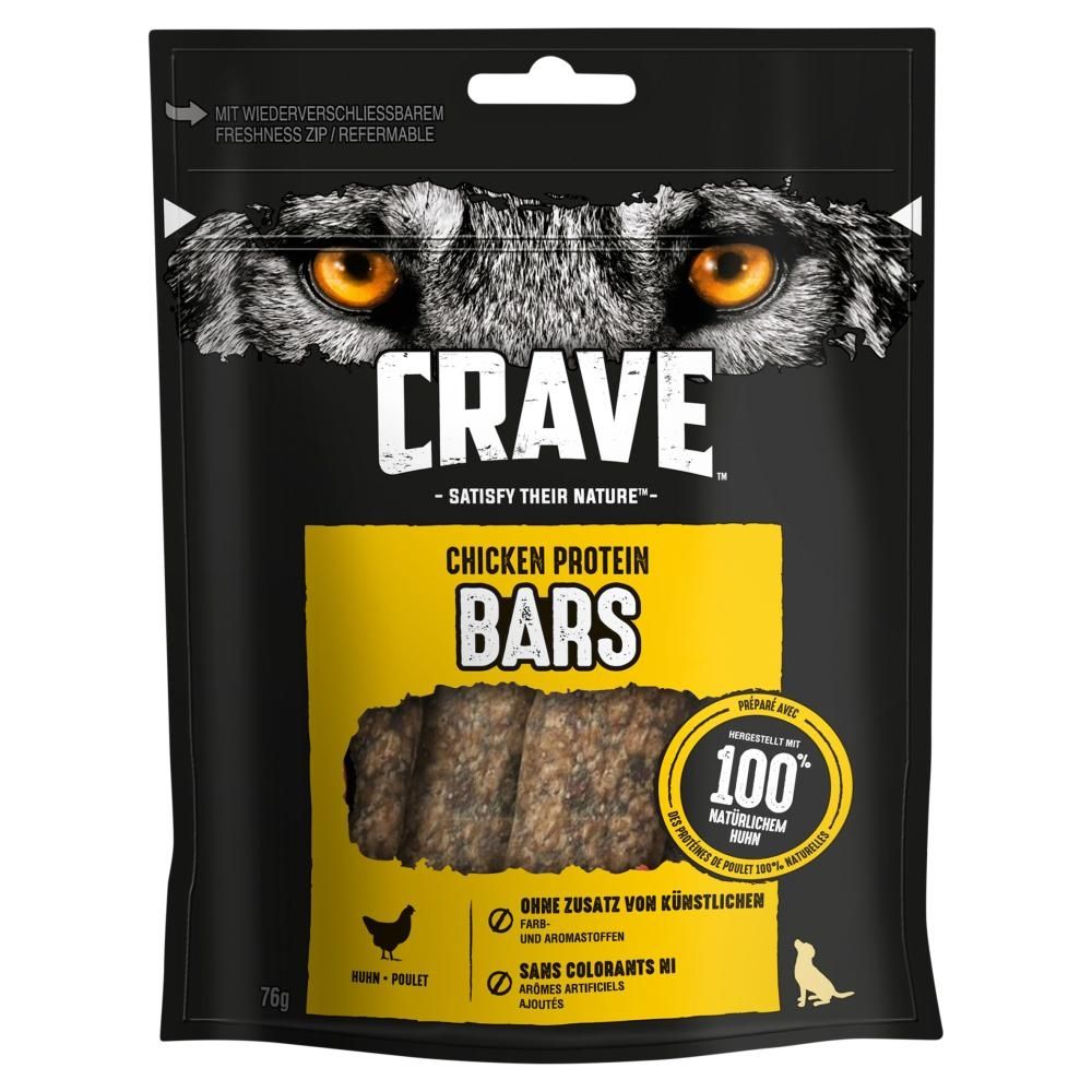 Crave Karma uzupełniająca dla dorosłych psów baton proteinowy kurczak 76 g