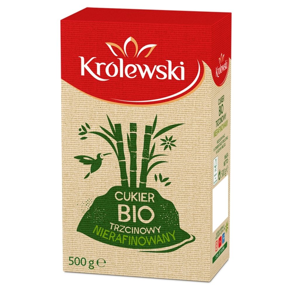 Cukier Królewski Cukier Bio trzcinowy 500 g