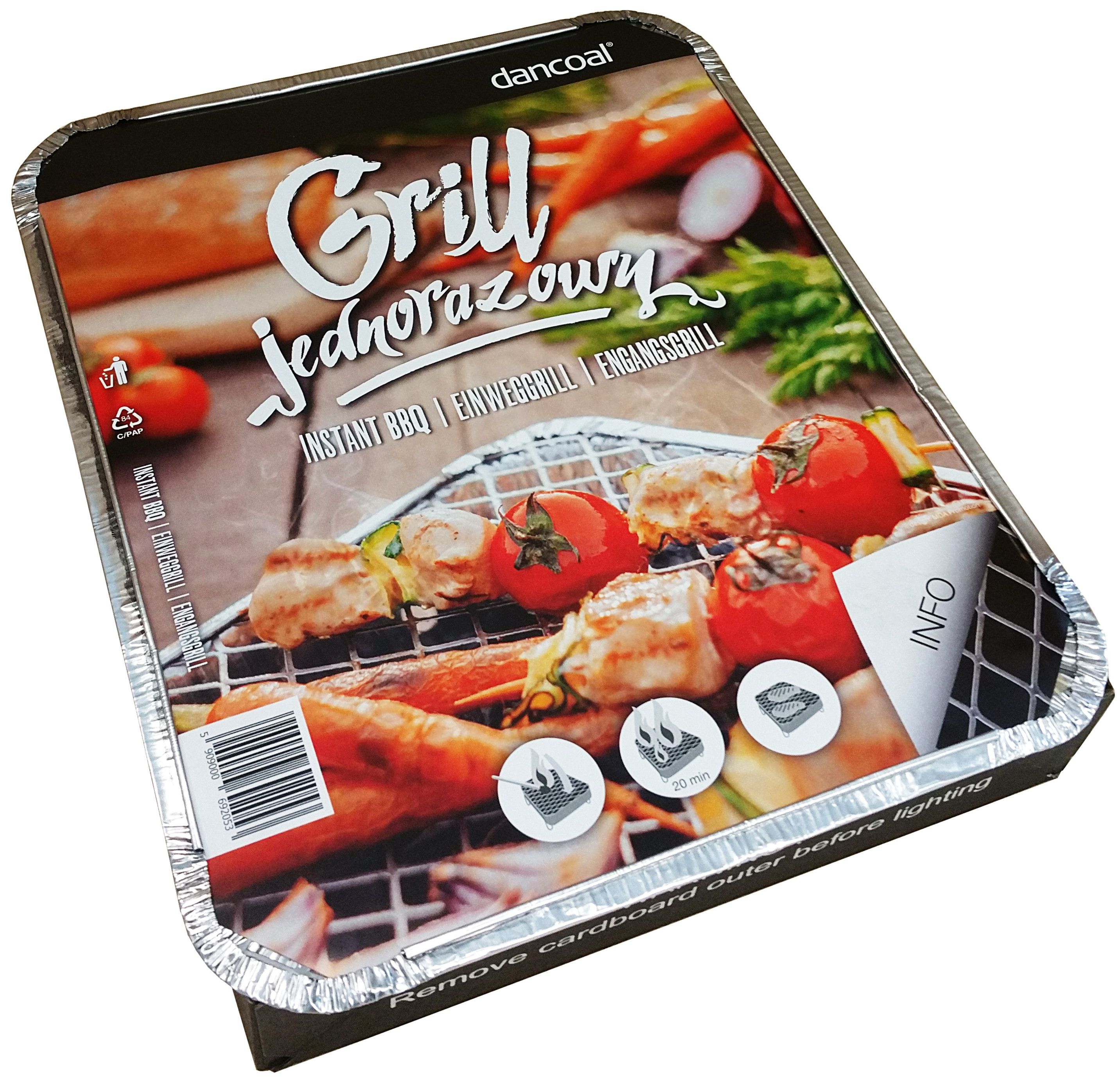 DANCOAL Grill jednorazowy 500 g