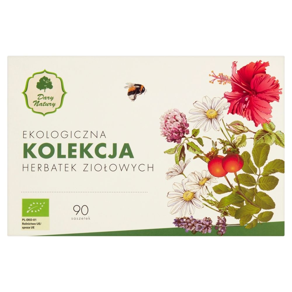Dary Natury Ekologiczna kolekcja herbatek ziołowych 160 g (90 torebek)