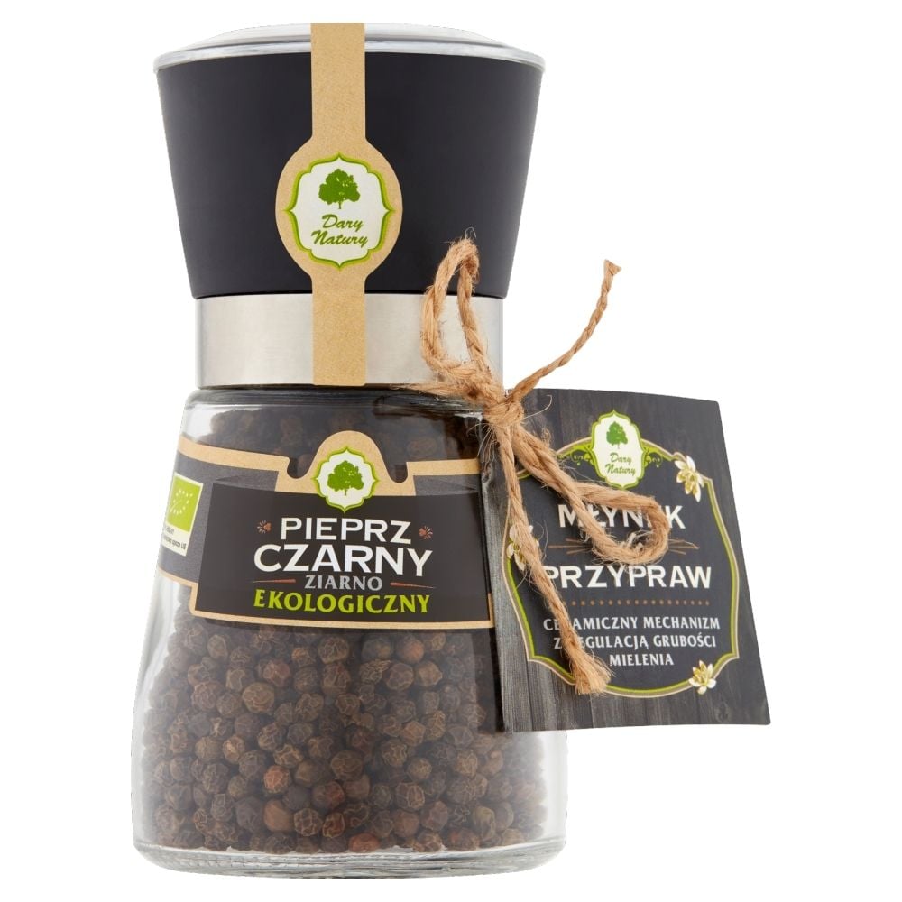 Dary Natury Ekologiczny pieprz czarny ziarno 90 g