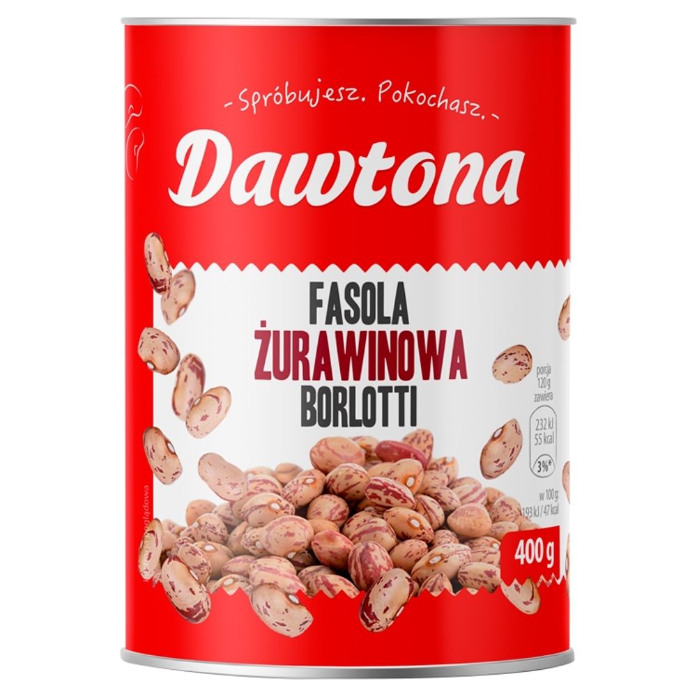 Dawtona Fasola żurawinowa Borlotti 400 g