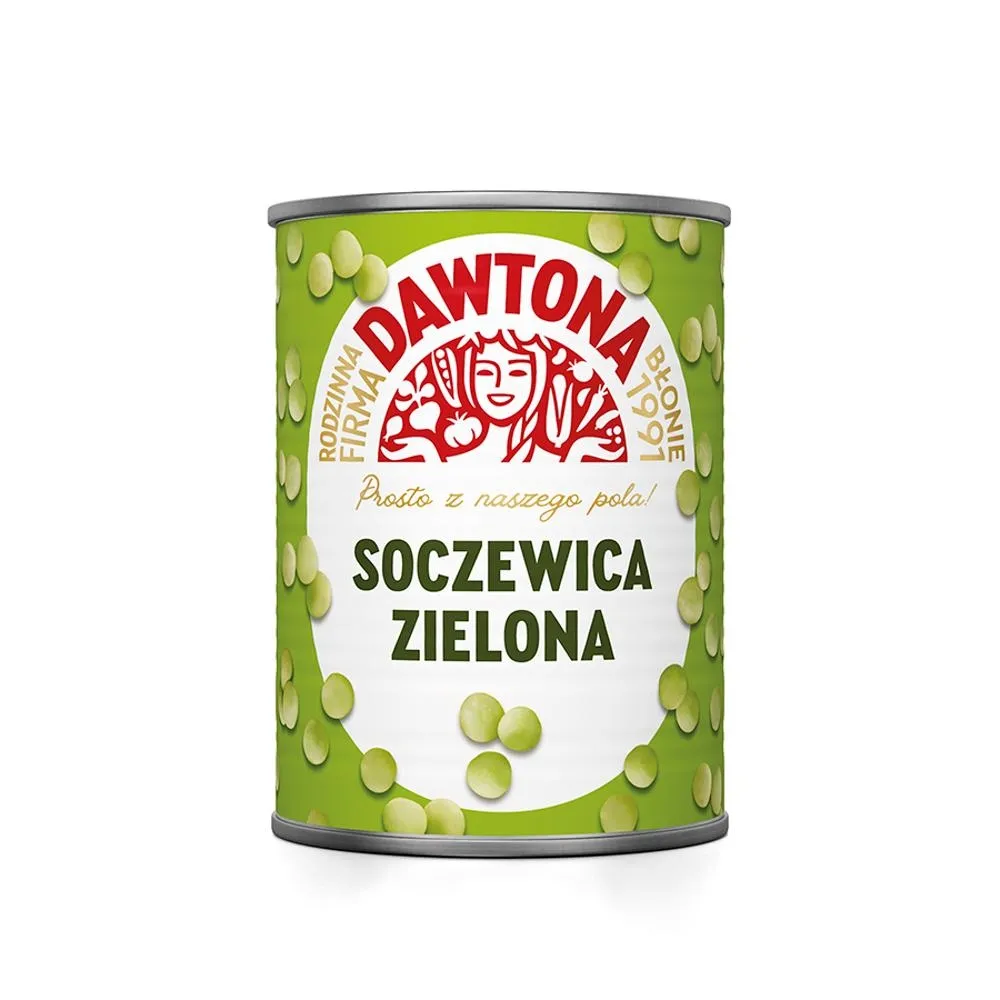 Dawtona Soczewica zielona 400 g