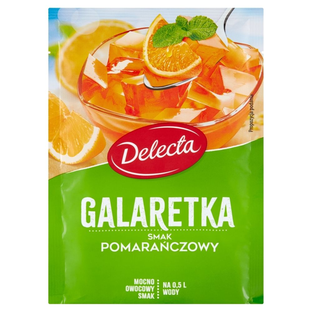 Delecta Galaretka smak pomarańczowy 70 g