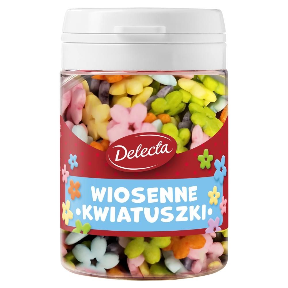 Delecta Posypka cukrowa dekoracyjna wiosenne kwiatuszki 48 g