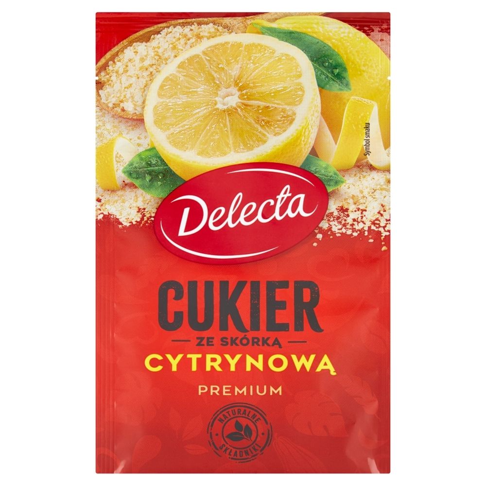 Delecta Premium Cukier ze skórką cytrynową 15 g