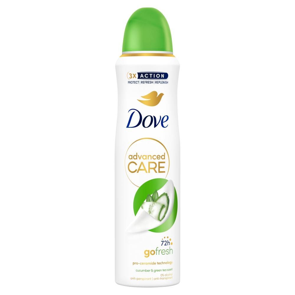 Dove Advanced Care Go Fresh Cucumber & Green Tea Scent Antyperspirant w aerozolu 150 ml
