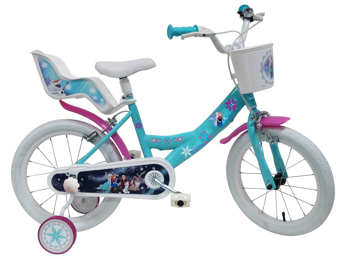 Disney Kraina Lodu Rower dziecięcy kółka boczne 16''