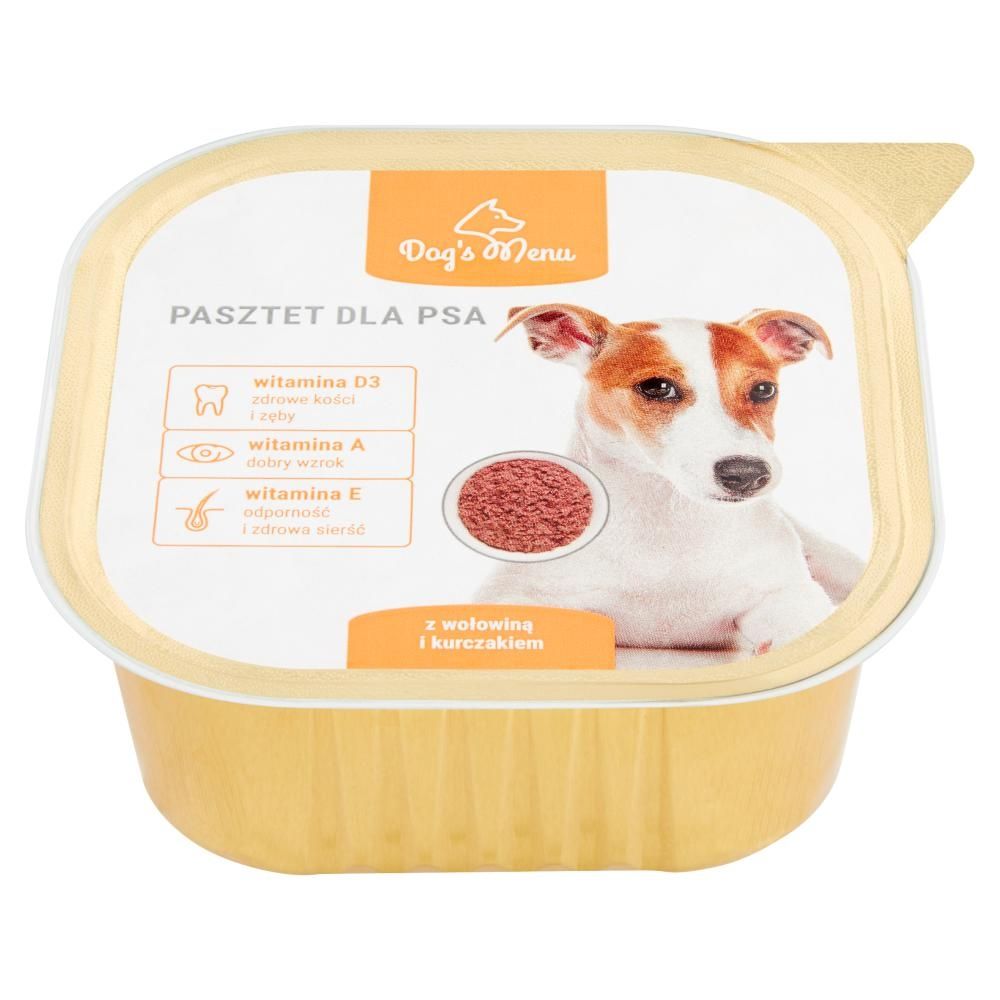 Dog's Menu Pasztet dla psa z wołowiną i kurczakiem 300 g