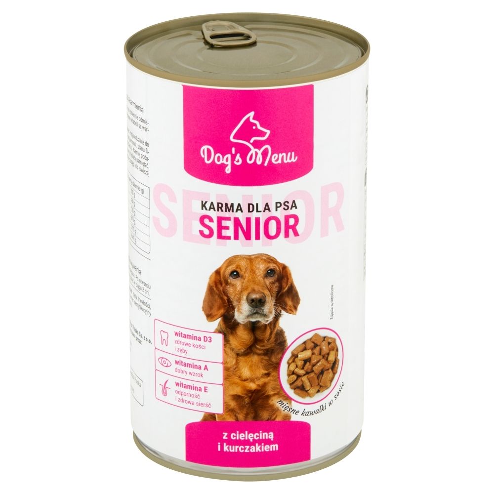 Dog's Menu Senior Karma dla psa z cielęciną i kurczakiem 1240 g