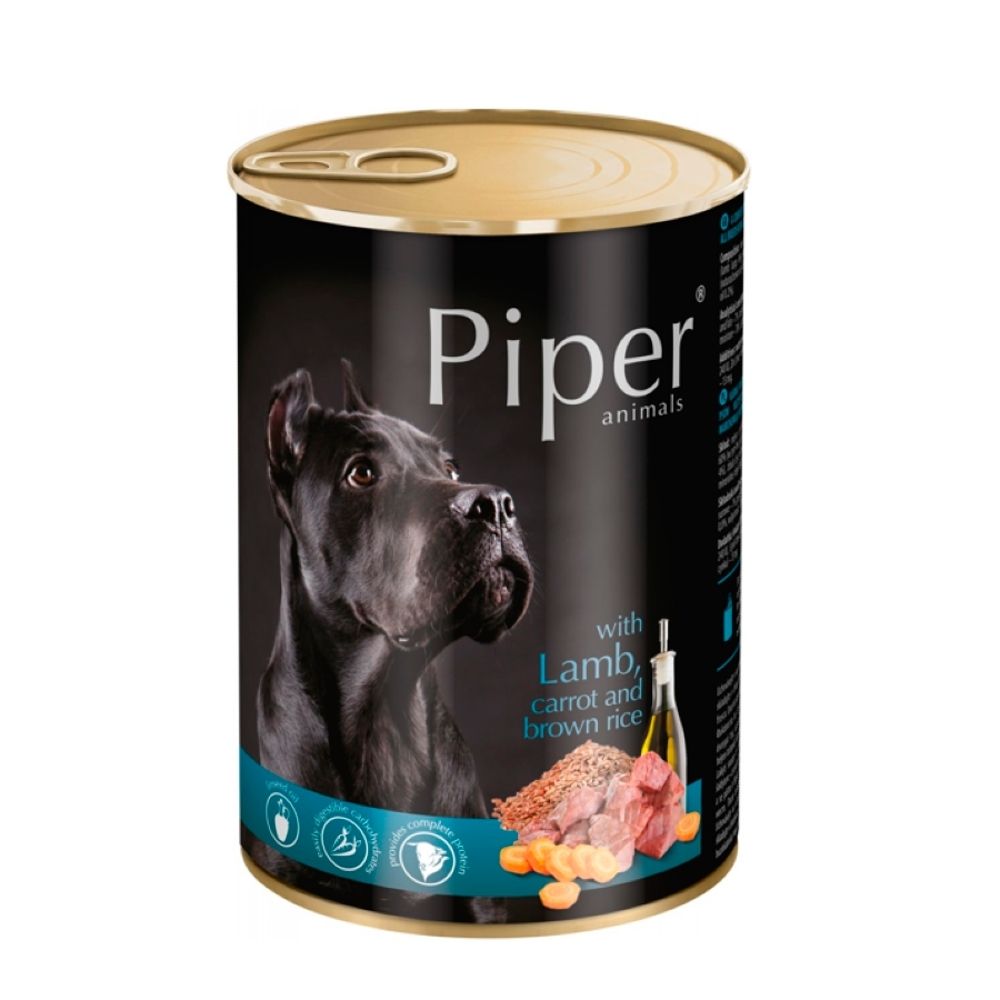 Dolina Noteci Piper Animals Jagnięcina Marchew Ryż 400g