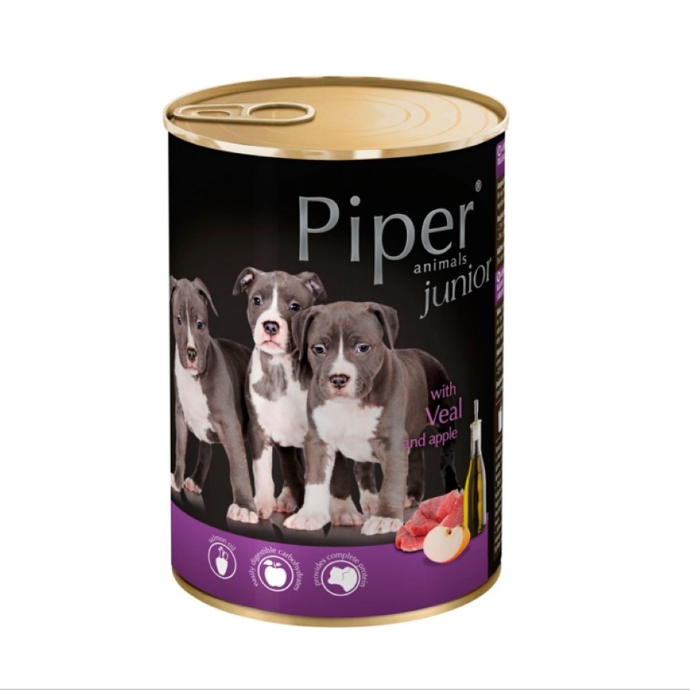 Dolina Noteci Piper Junior Cielęcina Jabłko 400g