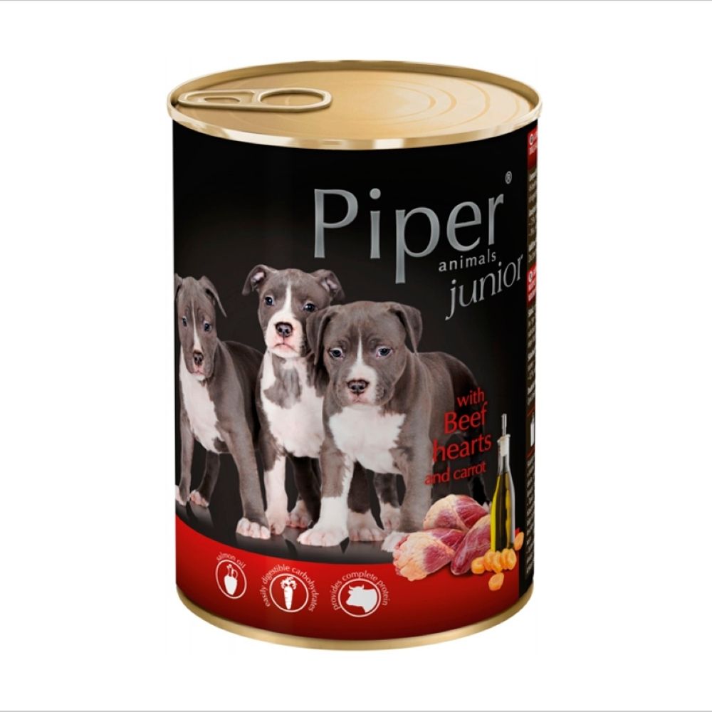 Dolina Noteci Piper Junior Serca Wołowe Marchew 400g