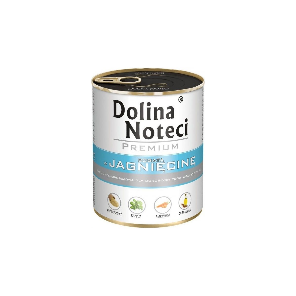 Dolina Noteci Premium bogata w jagnięcinę puszka 800g