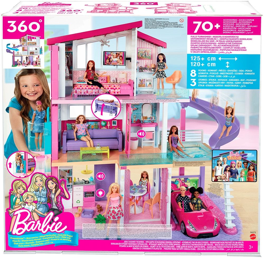 Domek BARBIE Idealny domek dla lalek światła i dźwięki