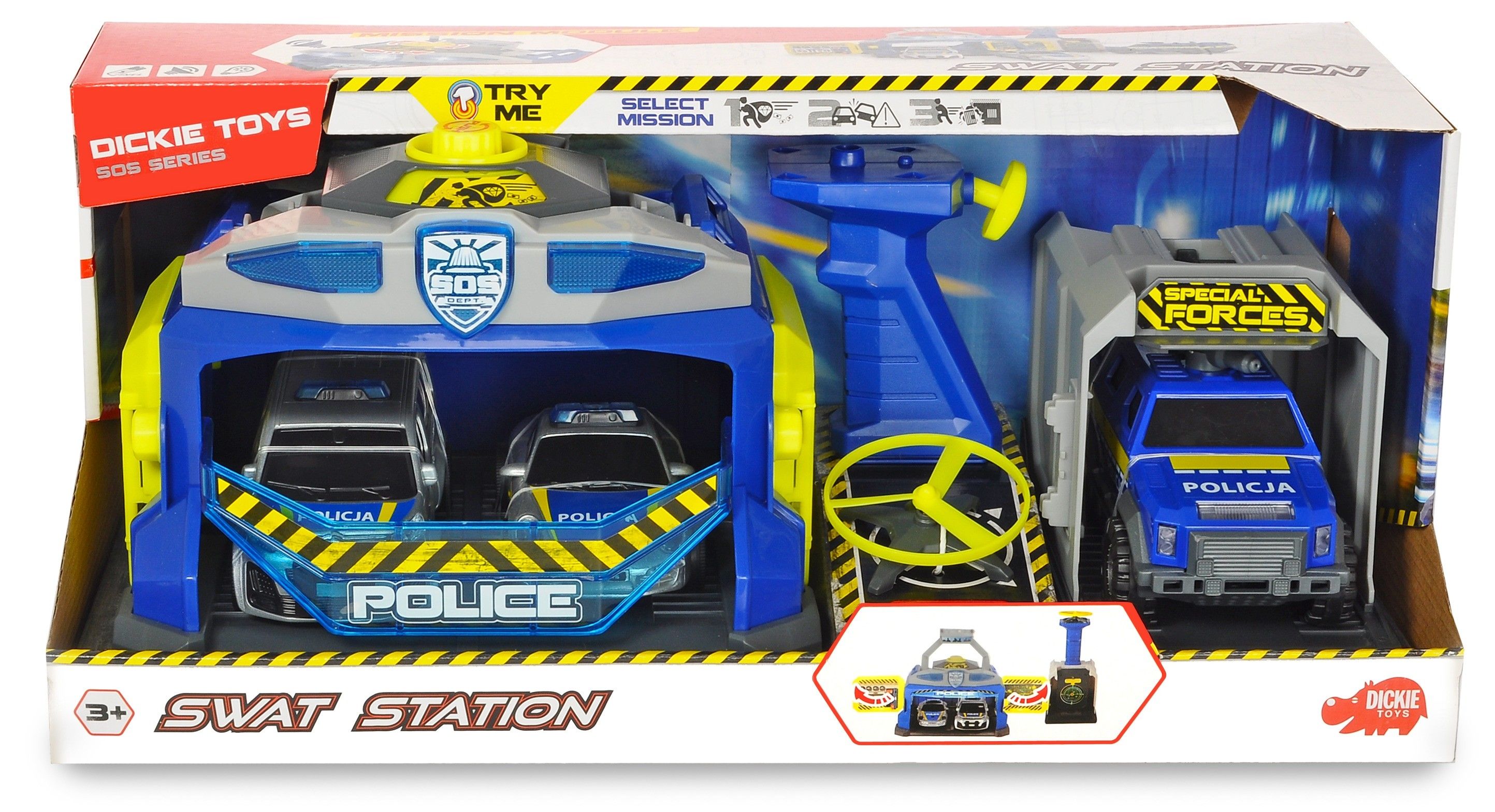 Domek DICKIE TOYS Jednostka SWAT 203717004