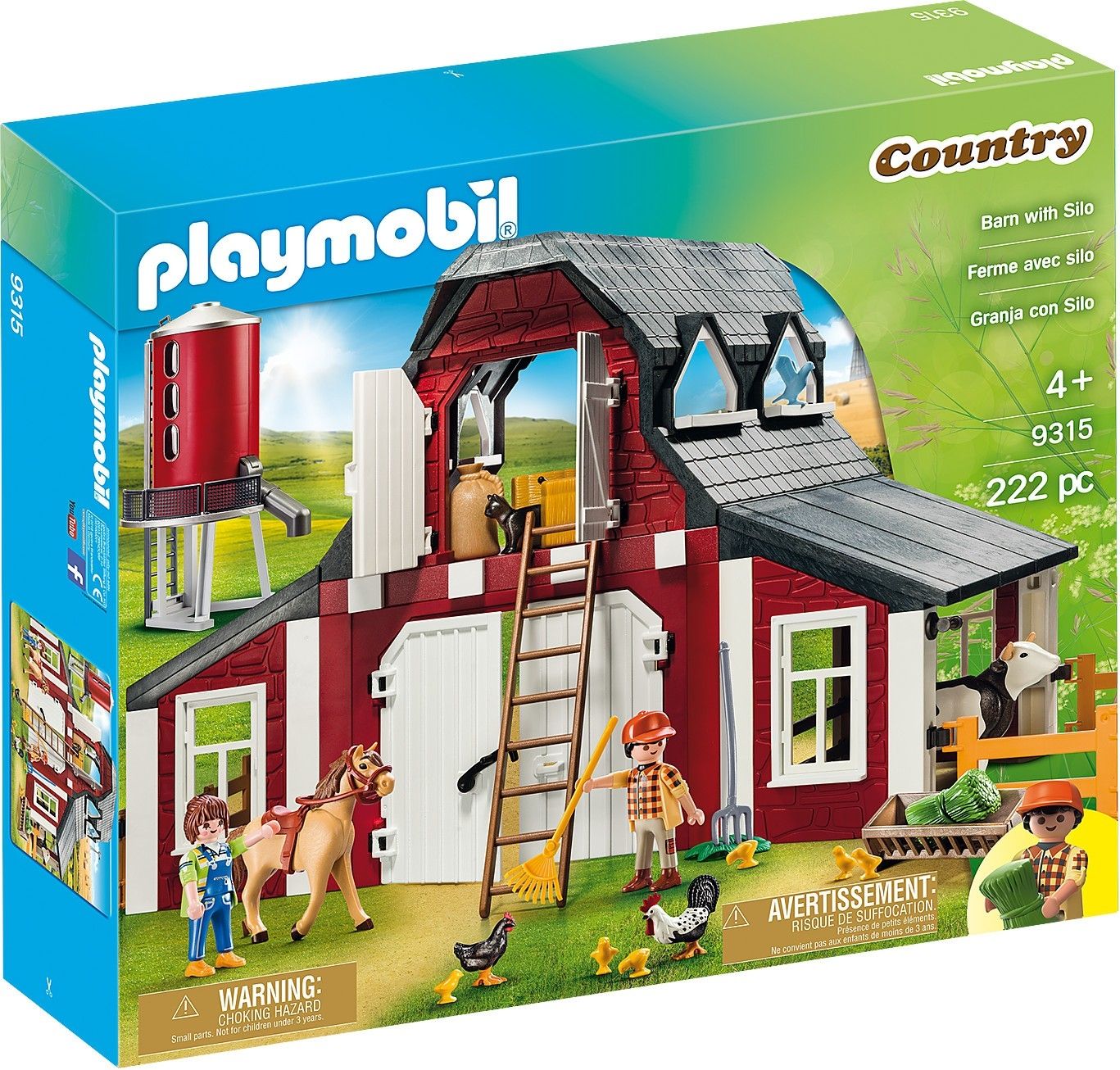 Domek PLAYMOBIL Gospodarstwo rolne z silosem 9315