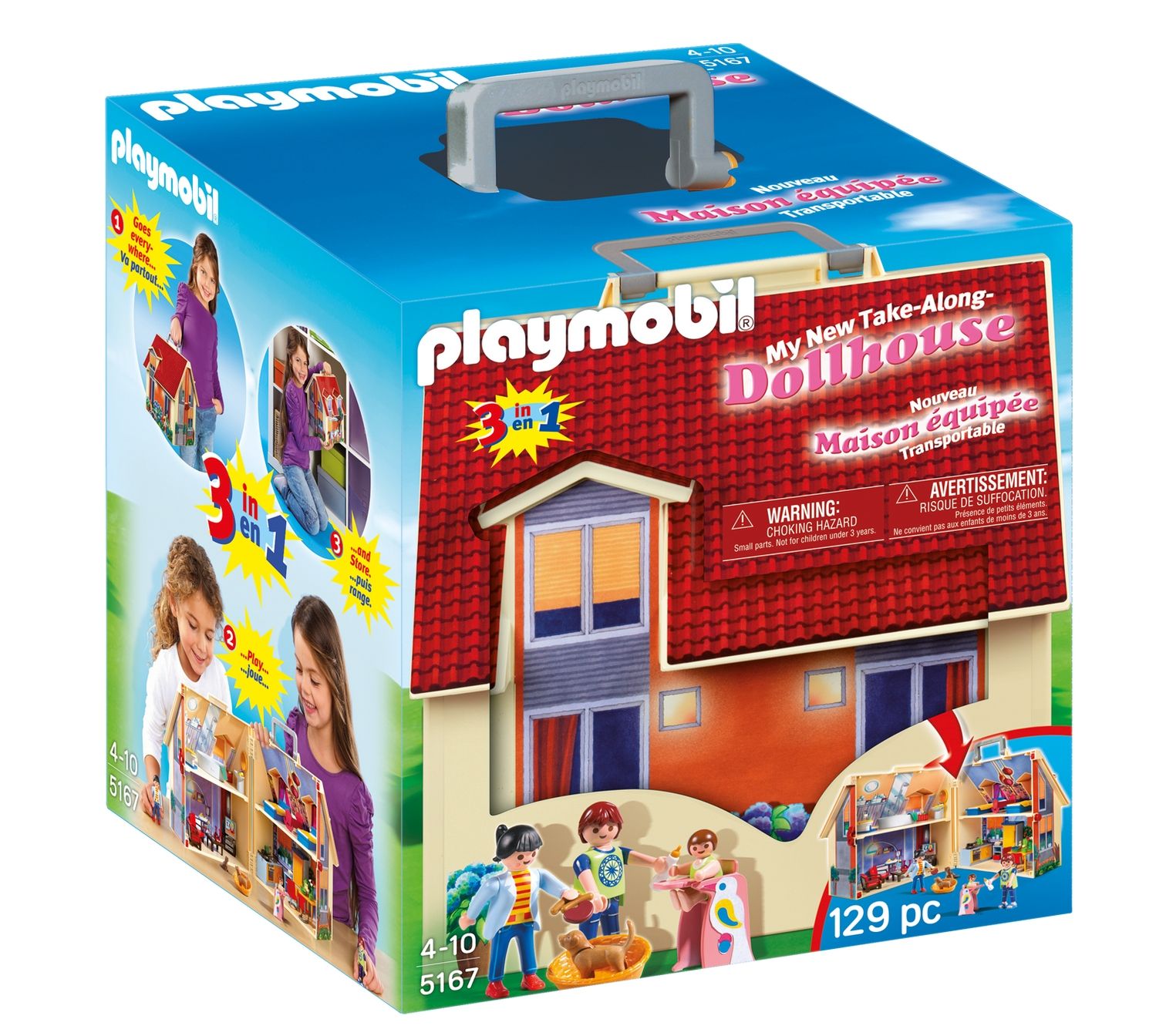 Domek PLAYMOBIL Przenośny domek dla lalek 5167