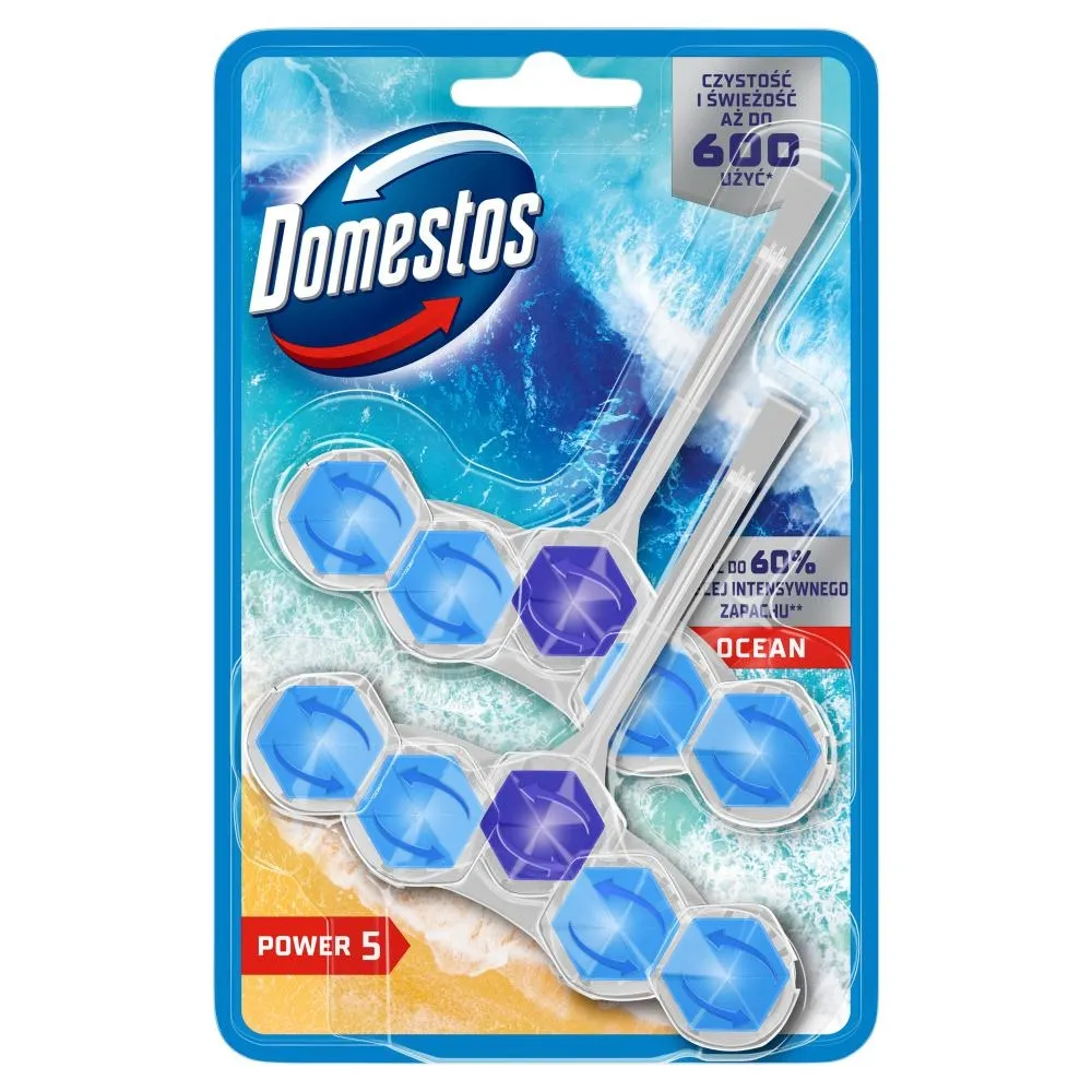 Domestos Power 5 Ocean Kostka toaletowa 2 x 50 g