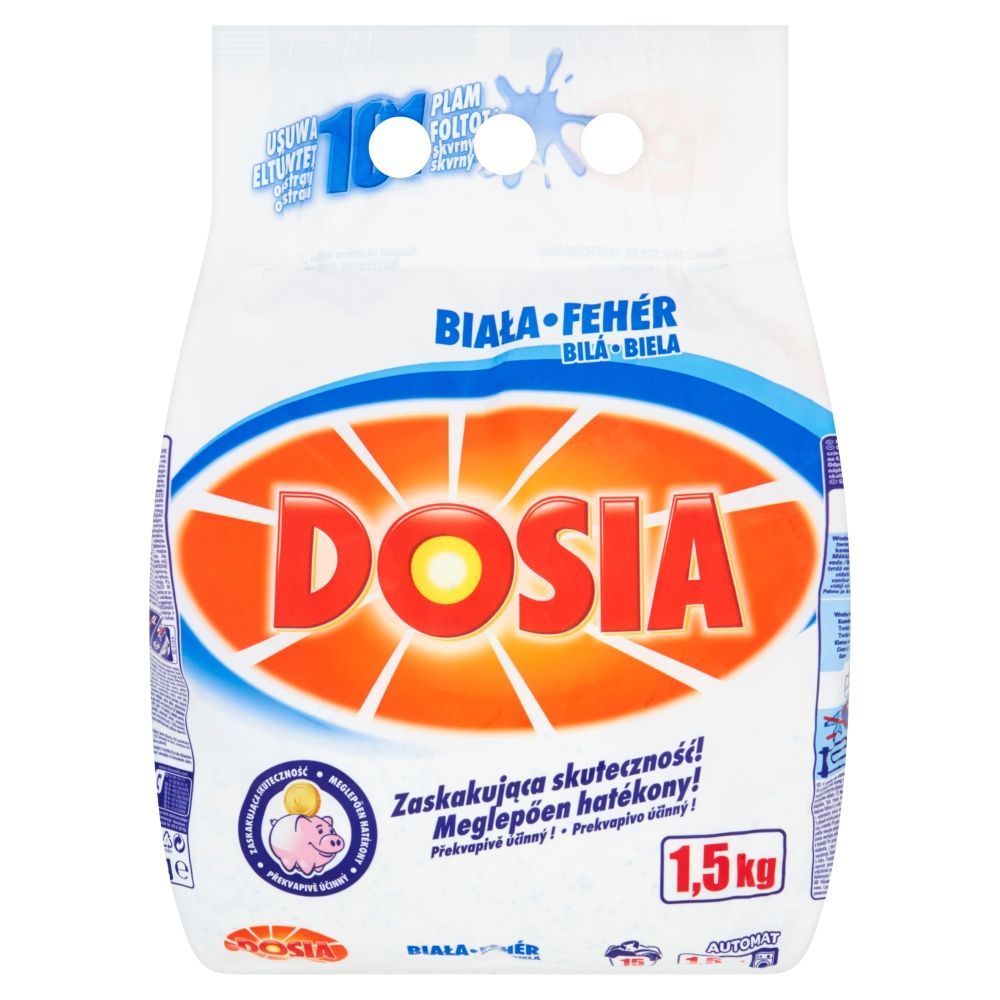Dosia Biała Proszek do prania tkanin białych 1,5 kg