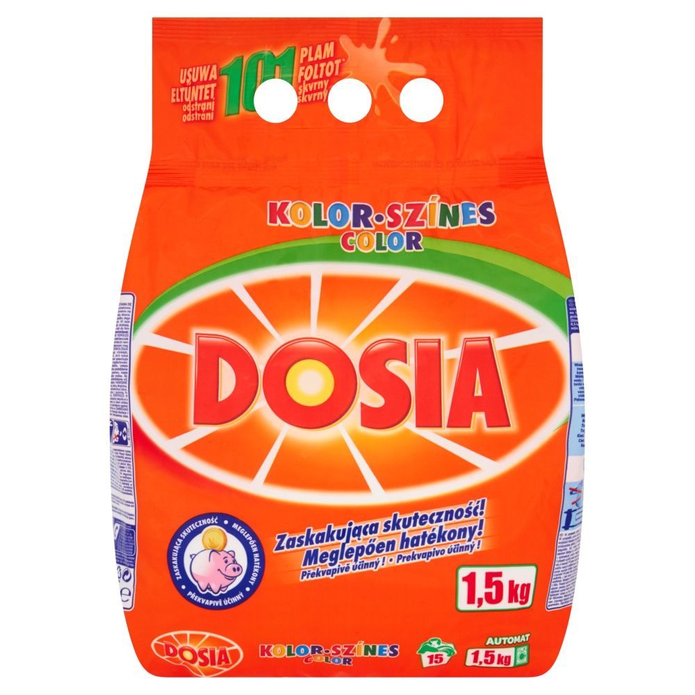 Dosia Kolor Proszek do prania tkanin kolorowych 1,5 kg