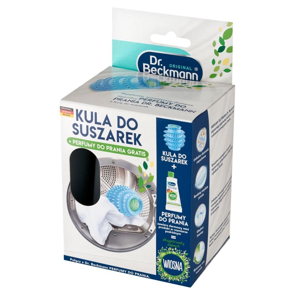 Dr. Beckmann Kula do suszarek i perfumy do prania wiosna 50 ml