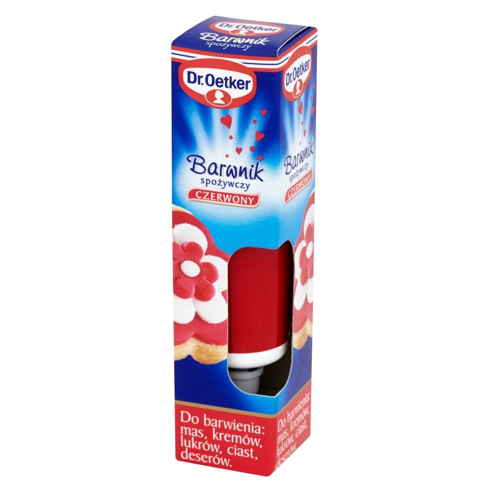 Jak Zmyć Barwnik Spożywczy Z Rąk Dr. Oetker Barwnik spożywczy czerwony 10 g - Zakupy online z dostawą do