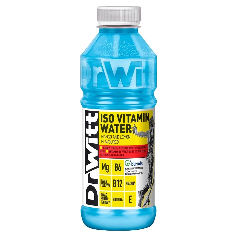 DrWitt Iso Vitamin Water Napój izotoniczny o smaku mango i cytryny 550 ml