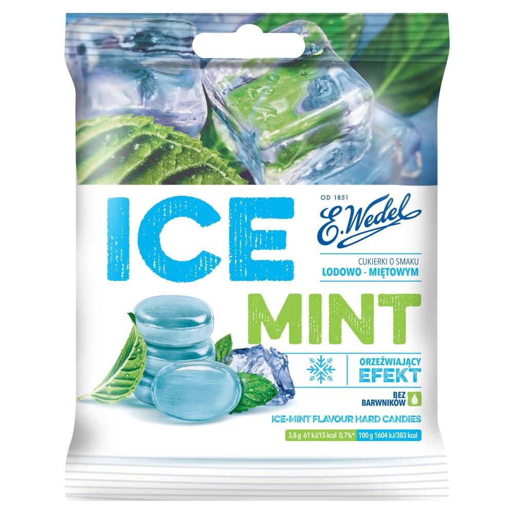 E. Wedel Ice Mint Cukierki o smaku lodowo-miętowym 90 g