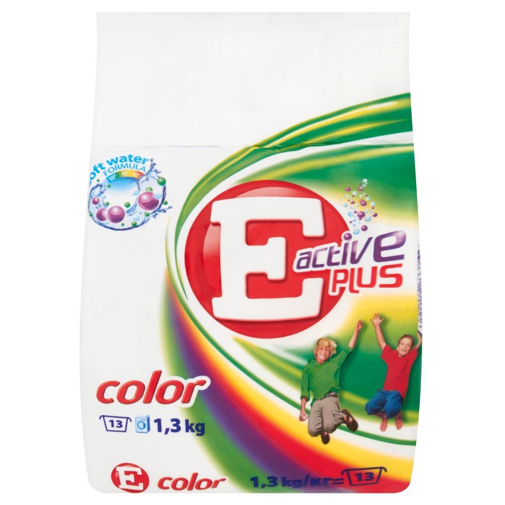 E Active Plus Color Proszek do prania 1,3 kg