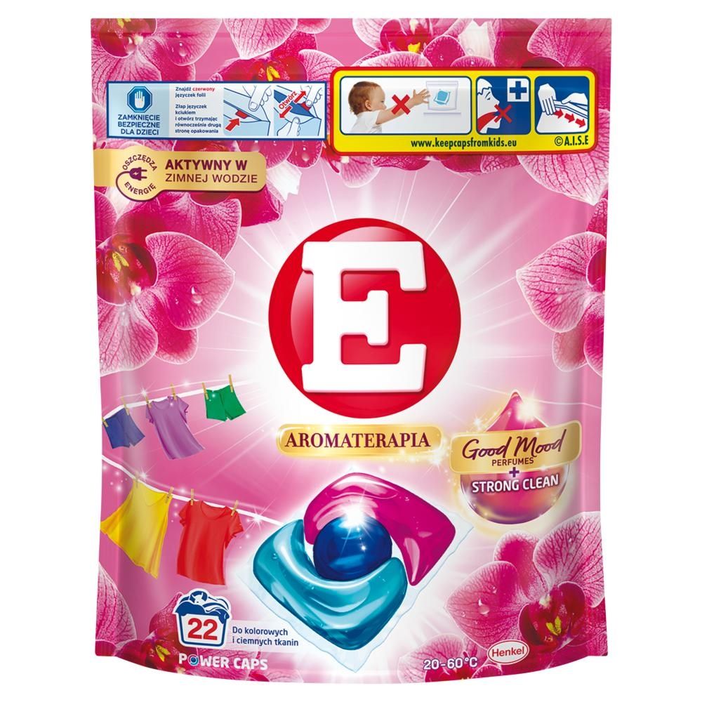 E Aromaterapia Środek do prania kolorowych i ciemnych tkanin orchidea 264 g (22 prania)