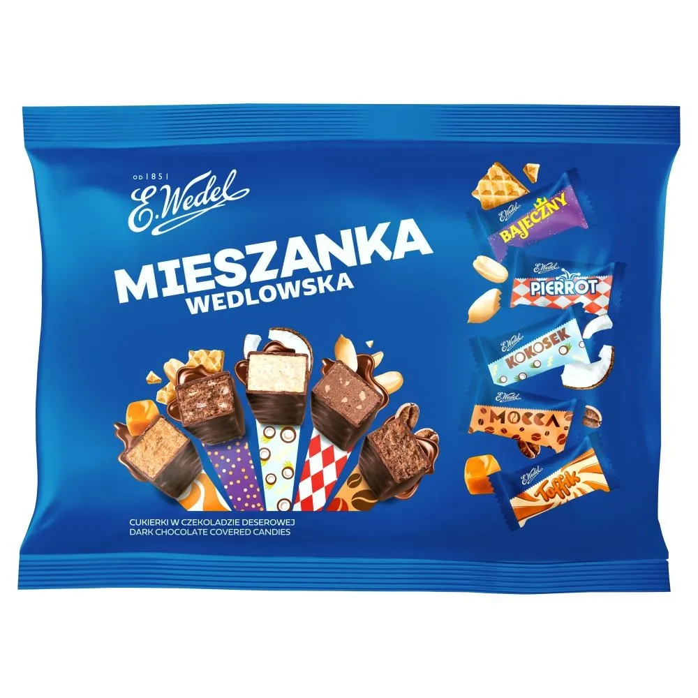 E. Wedel Mieszanka Wedlowska Cukierki w czekoladzie deserowej 1 kg