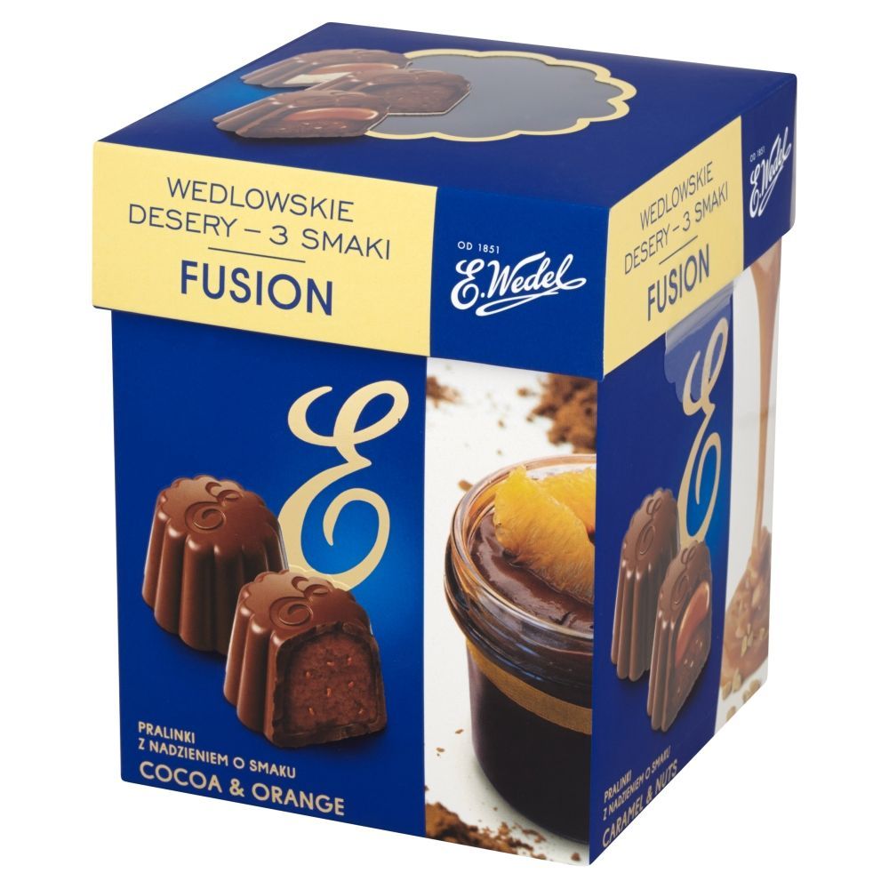 E. Wedel Wedlowskie desery 3 smaki Fusion Pralinki z nadzieniem 192 g