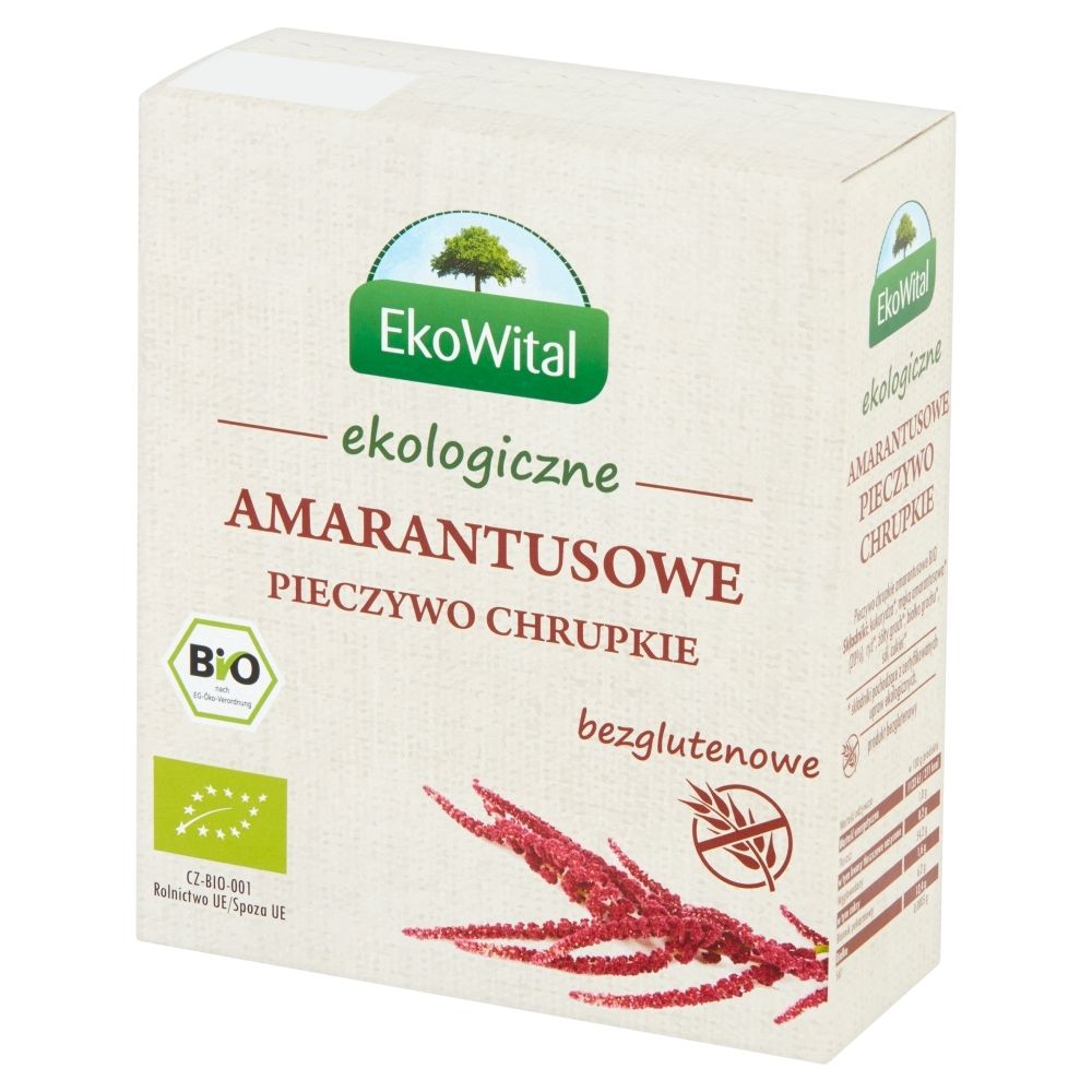 EkoWital Ekologiczne amarantusowe pieczywo chrupkie 100 g