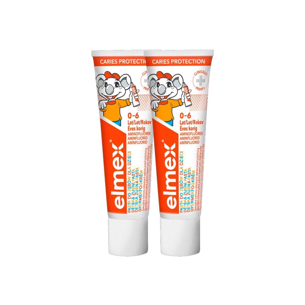 elmex Pasta do zębów dla dzieci do 6 lat 2 x 50 ml