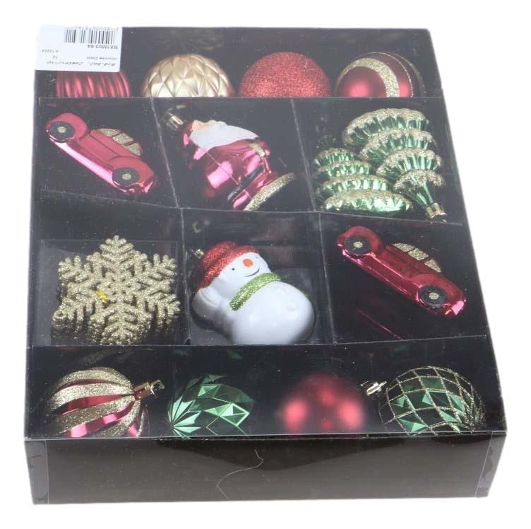 EM&EM Bombki plastikowe na choinkę 20 szt.