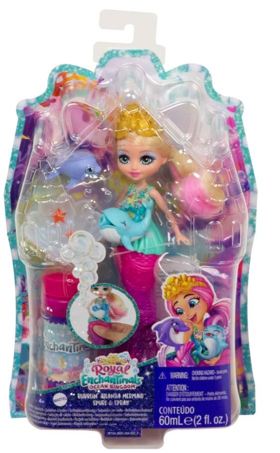 Enchantimals Bąbelkowa syrenka Atlantia Lalka HTF24