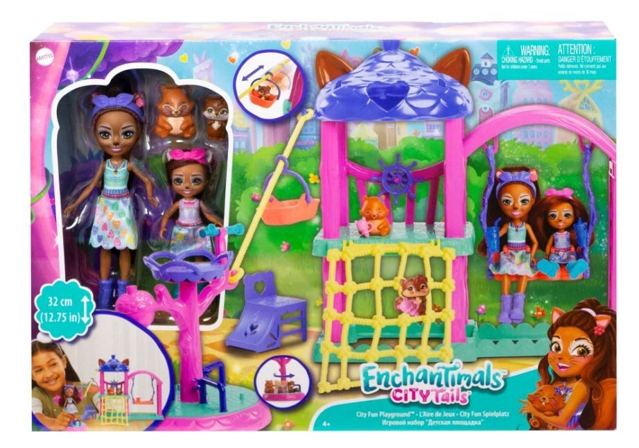Enchantimals Plac zabaw przyjaciół Zestaw do zabawy HHC16