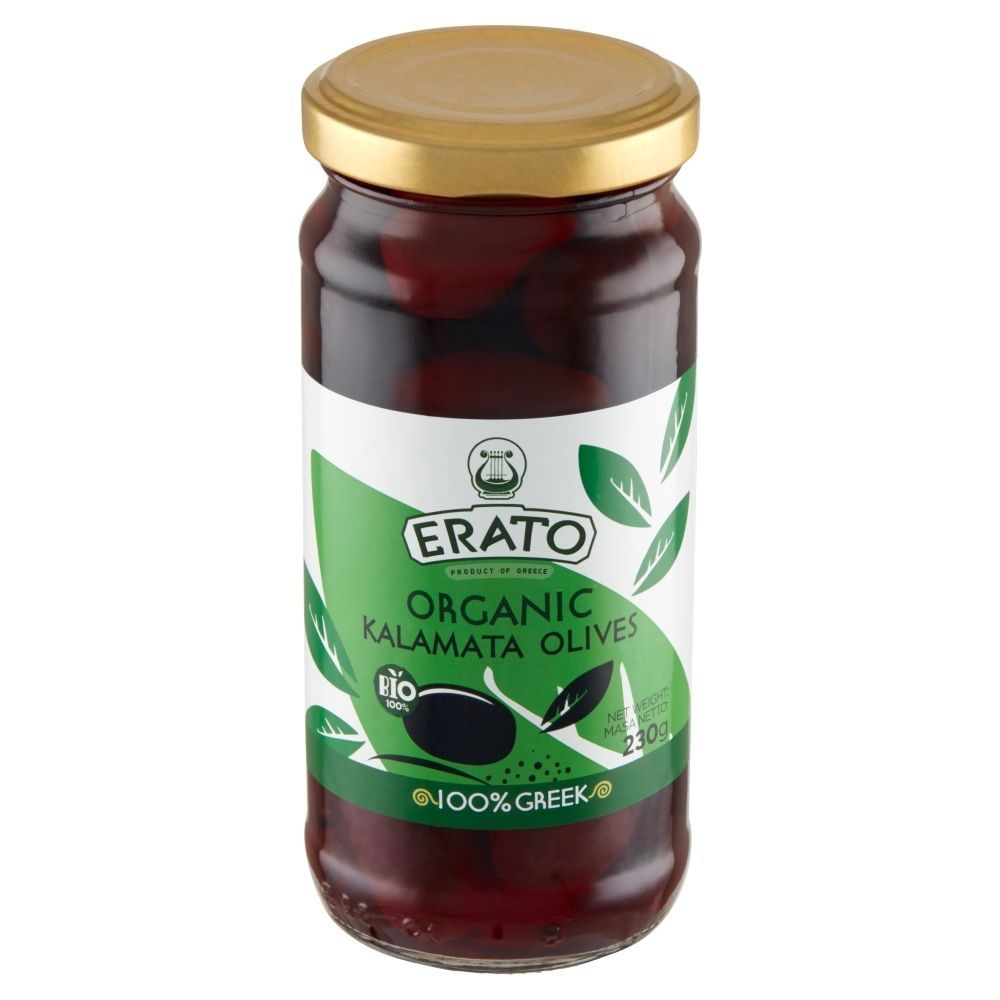 Erato Ekologiczne oliwki kalamata z pestką 230 g