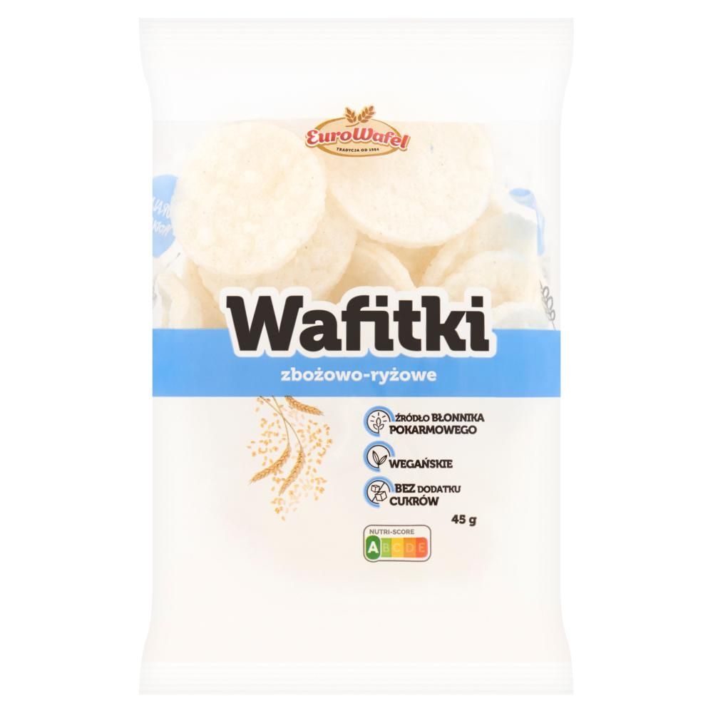 Eurowafel Wafitki zbożowo-ryżowe 45 g