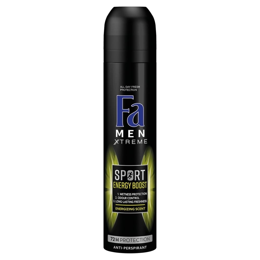 Fa Men Xtreme Sport Energy Boost 72 H Antyperspirant w sprayu 250 ml